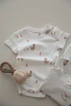 ÖRDEK AİLESİ DESENLİ ORGANİK BEBEK ZIBIN